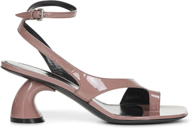 Dries Van Noten Mud Patentleren Sandalen