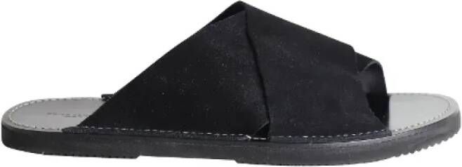 Dries van Noten Pre-owned Suede sandals Black Dames