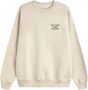 Drole de Monsieur Beige Slogan Sweatshirt met Attitude - Thumbnail 1