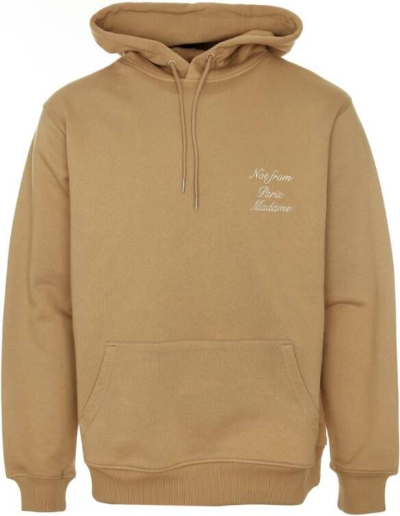Drole de Monsieur Calligraphy Slogan Hoodie