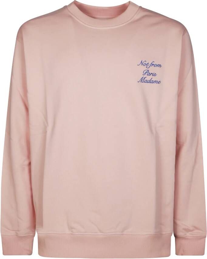 Drole de Monsieur Cursieve Slogan Sweater