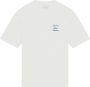 Drole de Monsieur Cursieve Slogan T-shirt Wit - Thumbnail 1