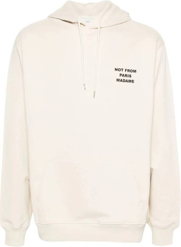 Drole de Monsieur Dark Mastic Slogan Hoodie