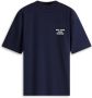Drole de Monsieur Navy Slogan Print T-shirt - Thumbnail 1