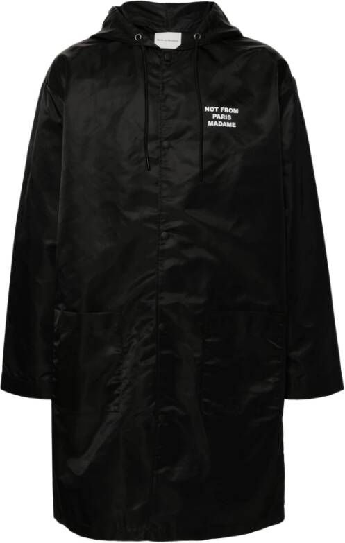 Drole de Monsieur Parka Jas met Slogan Print