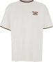 Drole de Monsieur Slogan Print White Crewneck T-Shirt - Thumbnail 1