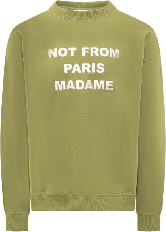 Drole de Monsieur Sweatshirt met slogan