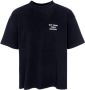 Drole de Monsieur Blauw T-shirt met Sloganprint en Ronde Hals - Thumbnail 1