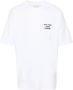 Drole de Monsieur T-shirt met sloganprint wit - Thumbnail 1