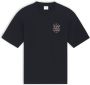 Drole de Monsieur Zwart Slogan Tresses Jersey T-shirt - Thumbnail 1