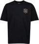 Drole de Monsieur Zwarte Slogan Print T-shirt Vignes - Thumbnail 1