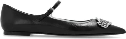 Dsquared2 Ballet Flats Gothic Black Dames