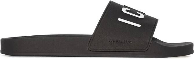 Dsquared2 Be Icon Slides Zwart Heren