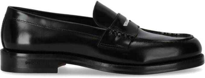 Dsquared2 Beau Zwarte Loafer Black Heren