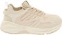 Dsquared2 Ecru Cream Panelled Low-Top Sneakers Beige - Thumbnail 4
