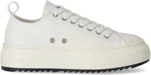 Dsquared2 Sneakers Sneaker Canvas Stam Logo in white