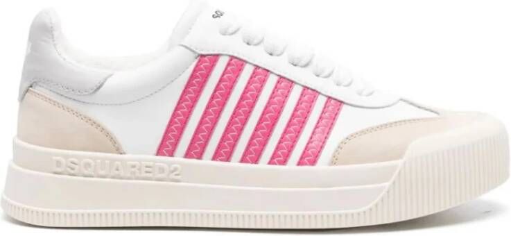 Dsquared2 Bianco Rosa Grigio Sneakers Multicolor Dames