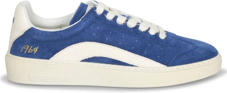 Dsquared2 Blauwe Crème Sneakers Fusion Stijl Comfort