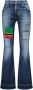 Dsquared2 Bootcut Jeans met Contrasterende Inzetstukken - Thumbnail 1