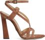 Dsquared2 Bruine leren hakken - Thumbnail 1