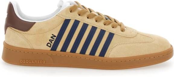 Dsquared2 Beige Sneakers met Logo