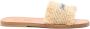 Dsquared2 Bruine Raffia en Leren Sandalen - Thumbnail 1