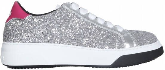 Dsquared2 Glitter Sneakers Zilver 36 Grijs Dames