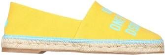 Dsquared2 Canvas Espadrille Yellow Heren