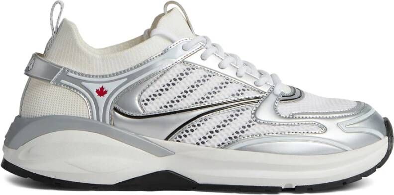 Dsquared2 Dash sneaker van jersey met mesh details - Foto 5