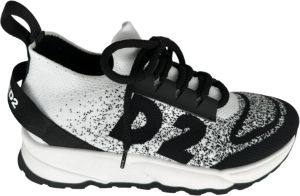 Dsquared2 Comfortabele D2 Sock Sneaker Zwart Dames