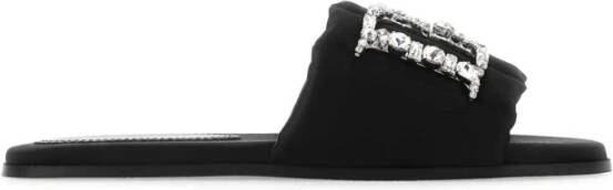 Dsquared2 Comfortabele en stijlvolle slippers voor vrouwen Zwart Dames