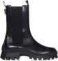 Dsquared2 Enkellaarzen van Leer met Elastische Zijkanten Black Dames - Thumbnail 1