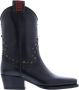 Dsquared2 Dames Flat Boot West Studs Black Dames - Thumbnail 1