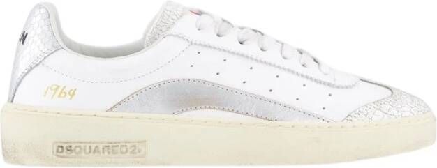 Dsquared2 Dames Rider Sneaker Wit Zilver