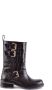Dsquared2 Dames Zwarte Leren Winterlaarzen - Thumbnail 1