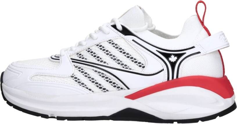 Dsquared2 Heren Veterschoenen Sneakers White Heren - Foto 2
