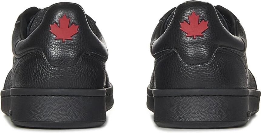 Dsquared2 Zwarte Sneakers van Hertenprint Leer Black Heren - Foto 2