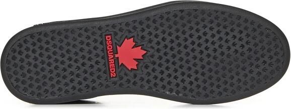 Dsquared2 Zwarte Sneakers van Hertenprint Leer Black Heren - Foto 4