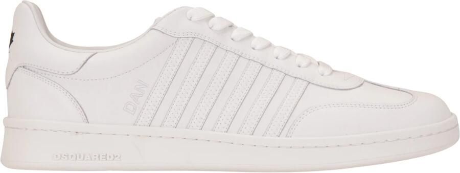 Dsquared2 Boxer sneaker van kalfsleer