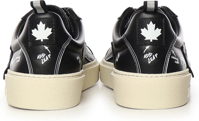 Dsquared2 Calf Leather Lace-Up Sneakers - Foto 2