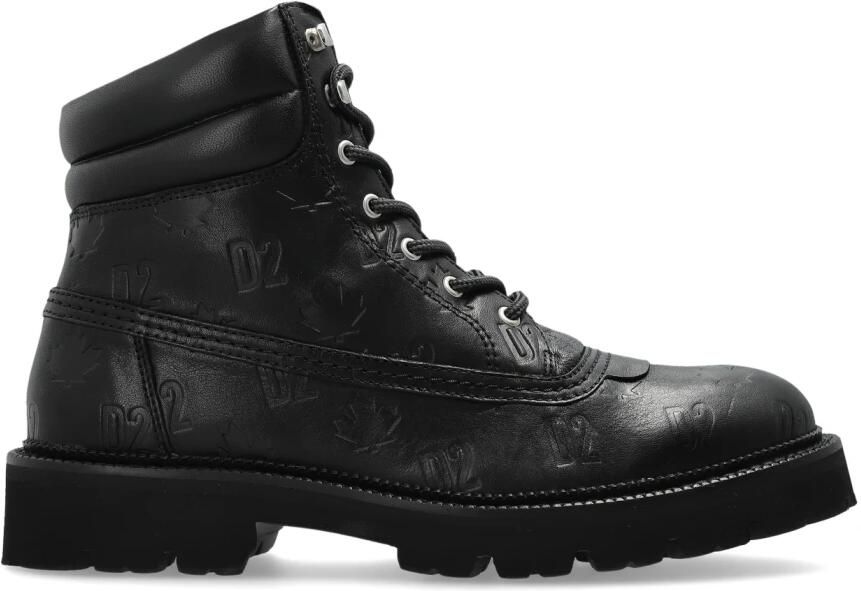 Dsquared2 D2 Monogram Leren Schoenen