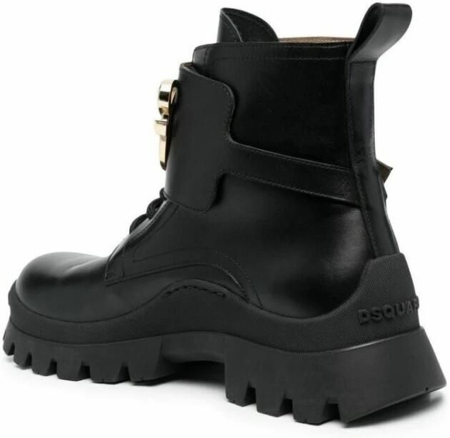 Dsquared2 D2 Statement biker boot van kalfsleer - Foto 6
