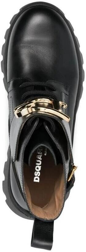 Dsquared2 D2 Statement biker boot van kalfsleer - Foto 7