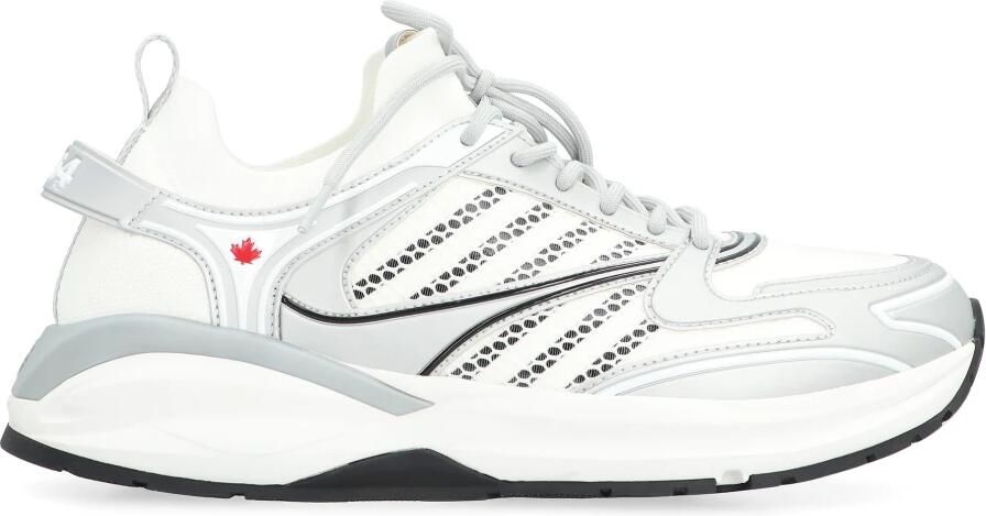 Dsquared2 Dash sneaker van jersey met mesh details