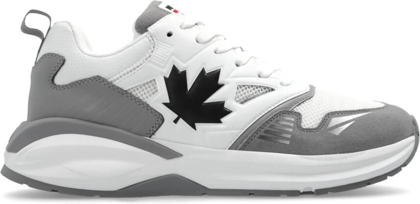 Dsquared2 Dash sneaker van kalfsleer met mesh details - Foto 2