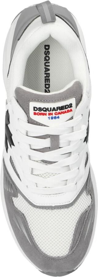 Dsquared2 Dash sneaker van kalfsleer met mesh details - Foto 3