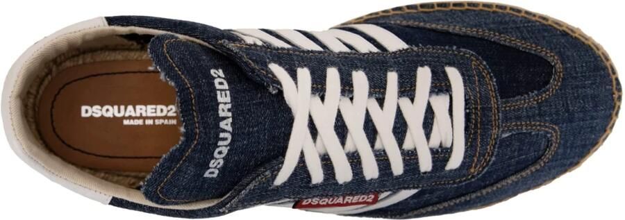 Dsquared2 Denim Espadrilles Platte Schoenen Blue Heren - Foto 5