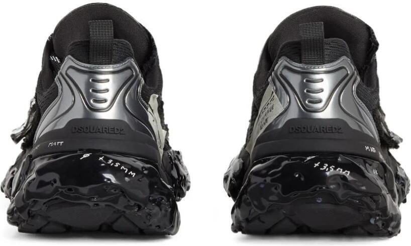 Dsquared2 Zwarte platte schoenen