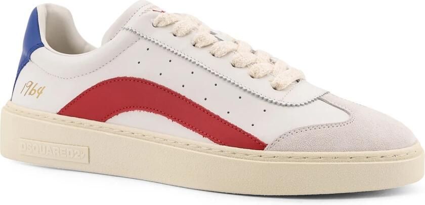 Dsquared2 Italiaanse leren sneakers met logo - Foto 2