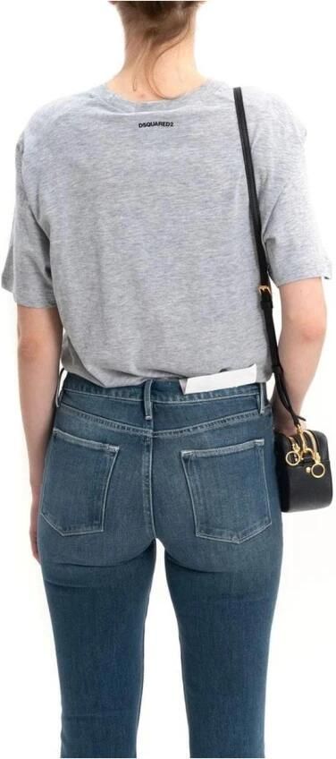 Dsquared2 Katoenen T-shirt met Ronde Hals en Geribbelde Boorden